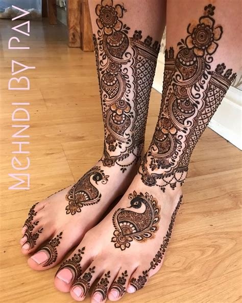 8_Top 9 Easy Foot Mehndi Designs  Simple Feet Henna Patterns