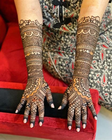 6_Pakistani Bridal Mehndi Designs for Front and Back Full Hand  K4 Fashion