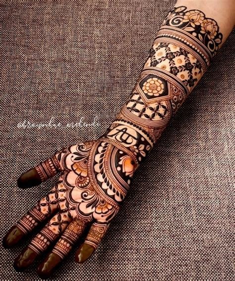 12_50 Front Hand Mehndi Design Henna Design  October 2021  FinetoShine