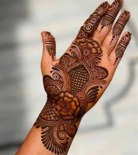 2_Update 83 mehndi ke phool ke design best  seveneduvn