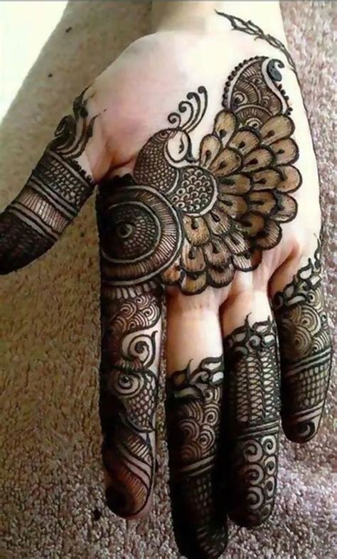 15_New Peacock Mehndi Designs  Simple  Stylish Mehndi Designs 10