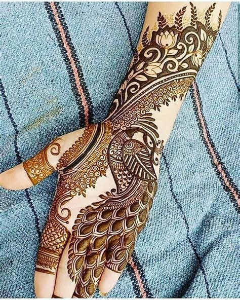 11_Peacock Mor Mehndi Designs for Hands  Legs  K4 Fashion