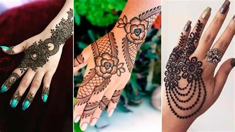 9_25 Latest Floral Mehndi Designs 2023  Fashion Qween