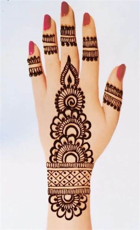 6_Top 111 Simple  Latest Arabic Mehndi Designs for Hands  Legs