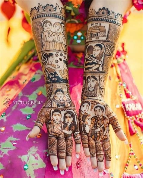 15_Top Portrait Mehndi Designs For Wedding  Ram Kumar Mehandi