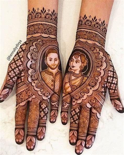 6_Portrait Mehndi Designs are the perfect choice of all brides Check out