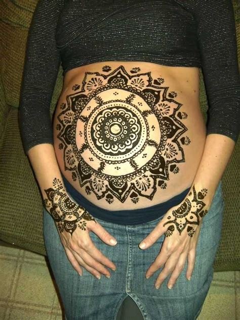 2_Stylish Mehndi Designs For Pregnant Belly  Mehndi Designs