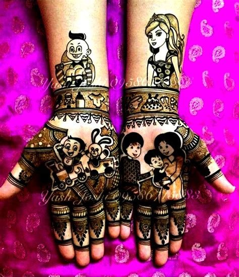 3_Top 71 Cartoon  Simple Mehndi Designs For Kids They Just Love Them