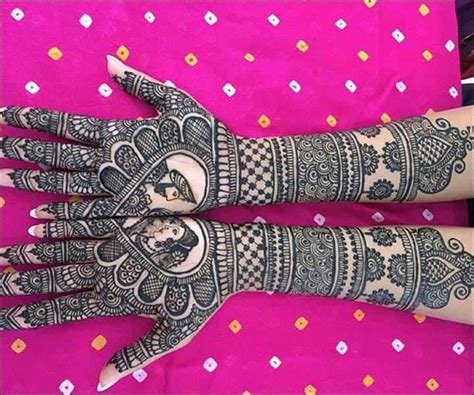 7_40 Front Hand Mehndi Designs For Every Bride  WedMeGood