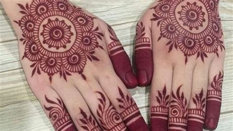 7_70 Easy Punjabi Mehndi Designs 2020 for Girls  FashionGlint