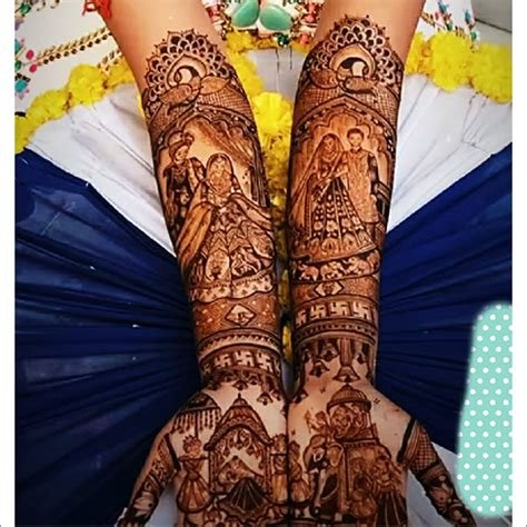 12_Krishna Radha Mehndi Design PNG Image  Transparent PNG Free Download