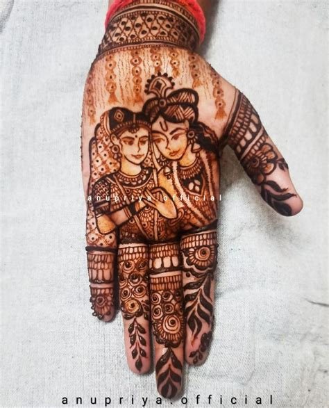 8_Top more than 77 radha krishna in mehndi design  seveneduvn