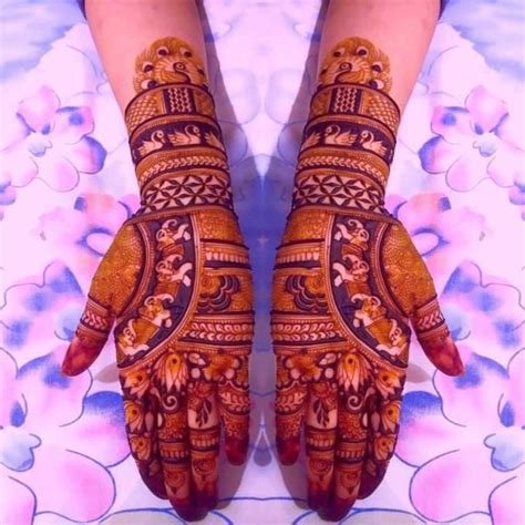 4_10 Royal Rajasthani Bridal Mehndi Designs for Full Hands