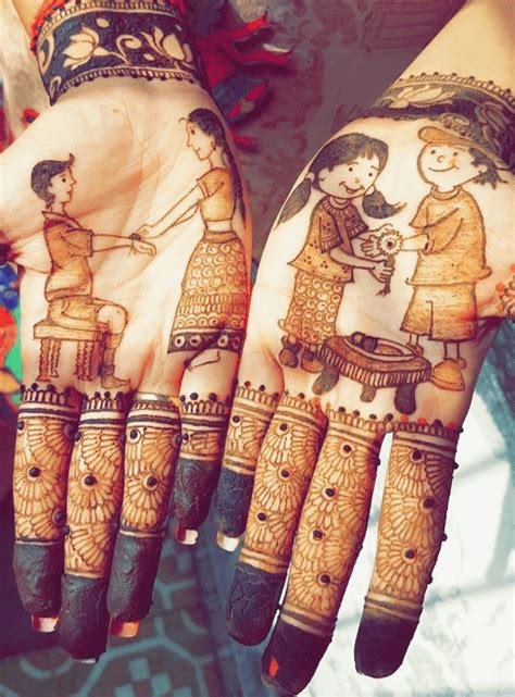 13_12 Most Beautiful Mehndi Designs for Raksha Bandhan 2020  Weddinbels