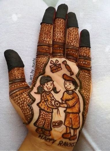 11_Easy Mehndi Designs for Raksha Bandhan 2023