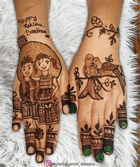11_Top 14 Latest Mehndi Designs For Raksha Bandhan  Rakhiin