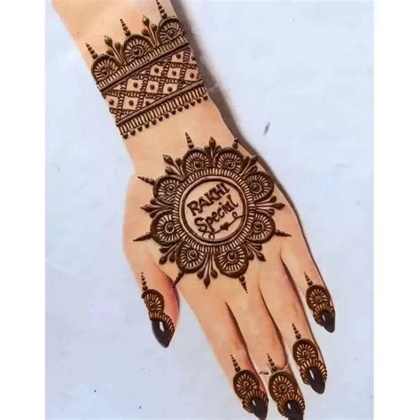 10_Mehndi Design for Raksha Bandhan Easy  Mahndidesigncom