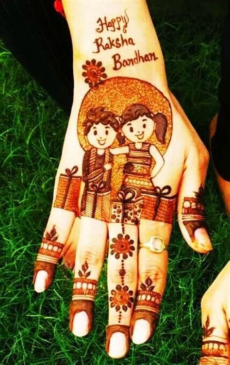 13_Best 15 Raksha Bandhan Mehndi Design Images Photos Pics Pictures