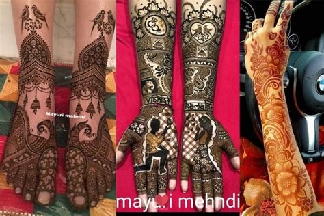 13_100 Latest Bridal Mehndi Designs 2019  Buy lehenga choli online