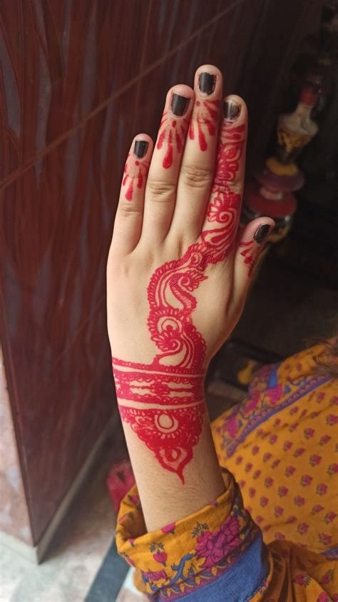 11_Red Mehndi Cones  Rang e Hina