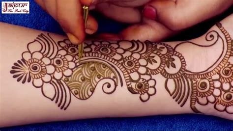 15_Front Hand Arabic Mehndi Designs for Stylish Girls Women Simple  Easy