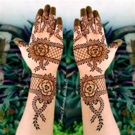 10_Mehndi Design for Full Hand Front side  Best Mehndi Design  Cute