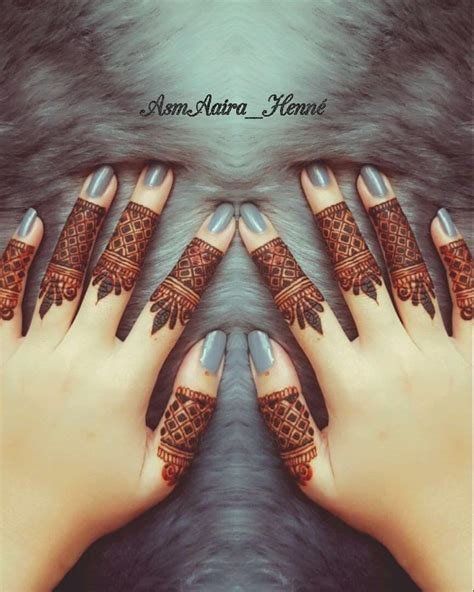 14_9 Unique Collections of Finger Mehndi Designs