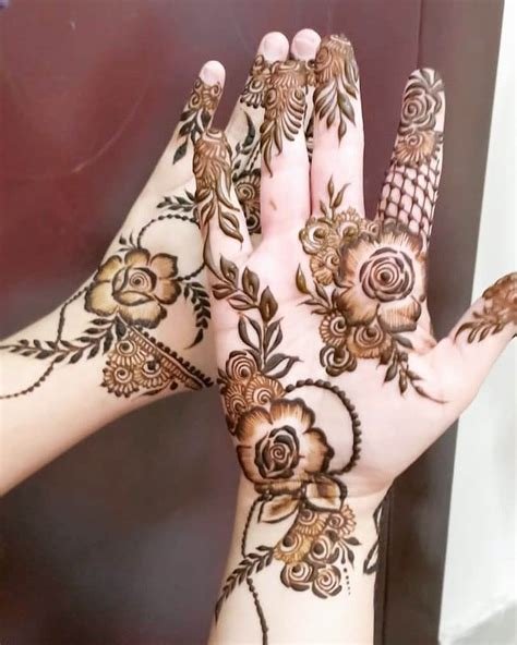 2_Beautiful Front and Back Hand Mehndi Designs For Bridal