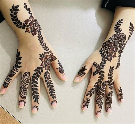 14_40 Glamorous Rose Flower Mehndi Designs 2020  SheIdeas