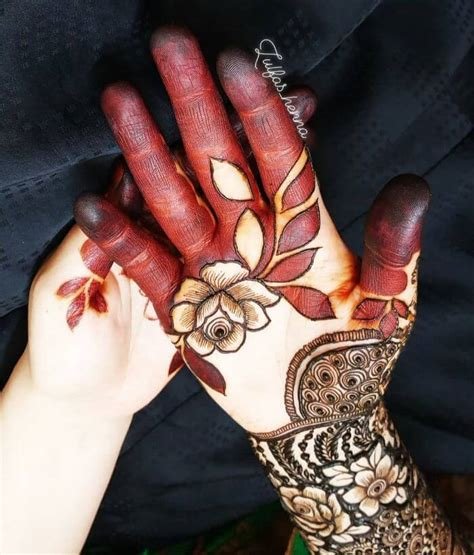 12_Ideal Impressive Rose Style Bridal Mehndi Designs  Rose Style Bridal