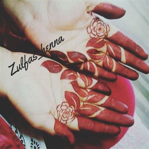 7_Rose Flower Mehndi Design For Back and Front Hand Wow Rose Mehndi