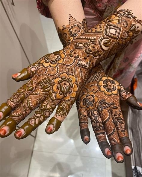 13_50 Most Attractive Rose Mehndi designs to try  Wedandbeyond