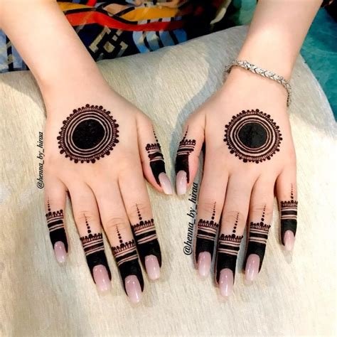 15_Round Mehndi Designs 26 Easy Circle Shape Mehandi Design for Brides