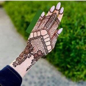 12_40 Royal Back Hand Mehndi Design 2023 With Pictures  Glow and Glam