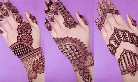 5_20 Royal Back Hand Mehndi Design for Women  Mwomenstyle