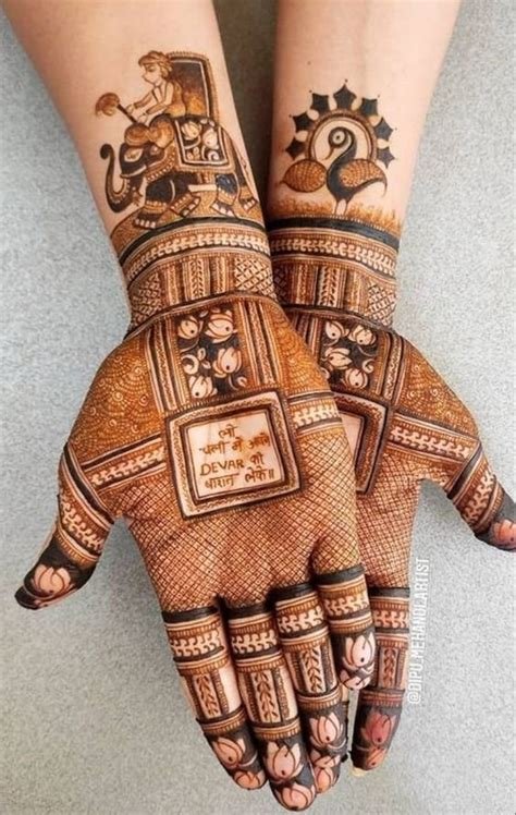 13_25 Royal Groom Mehndi Design Elegance for the GroomtoBe