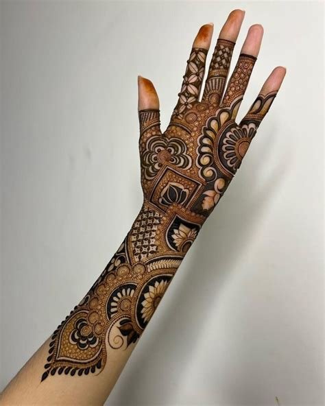 9_61 Best Royal Mehndi Designs For Front Hand And Back Hand  Fabbon