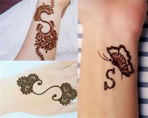 3_26 Stunning Mehndi Designs For Each Alphabet  Fabbon