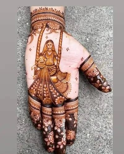 8_Sawan 2021 Mehndi Designs Celebrate Shravan Month with These Easy