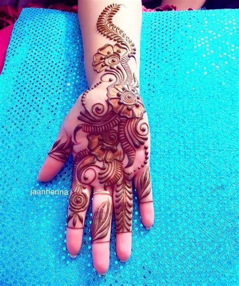 14_Front hand Mehndi Design  Top 50 Designs  Baggout