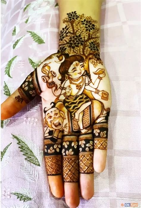 2_Hariyali Teej 2021 10 Best Shiv Parvati Mehendi Designs For Inspiration