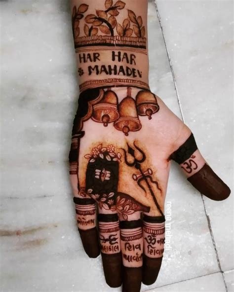 10_Minimal Shiva Mehndi Designs For Girls In Sawan  HerZindagi