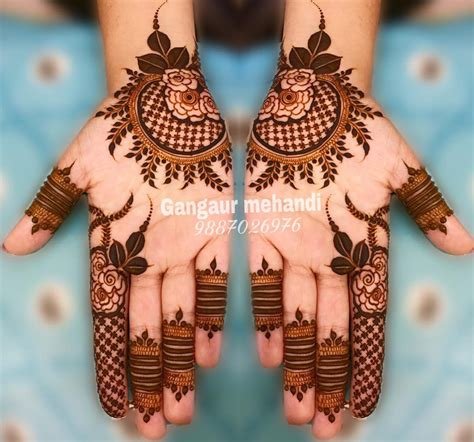 10_Front hand Mehndi Design  Top 50 Designs  Baggout