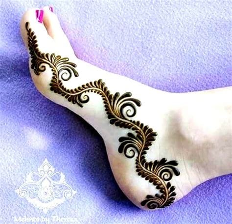 11_150 Latest Foot Mehndi Designs for 2022 Simple Easy Foot Mehndi Design