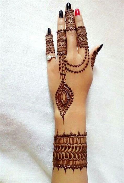 13_21 Simple Mehndi Design for Left Hand Inspirations For The Bride Squad