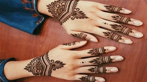 12_Simple Arabic Mehndi Designs for Front Hand 1  K4 Fashion