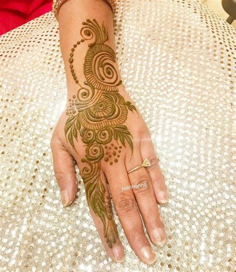 10_Stunning  Trending Back Hand Mehendi Designs For Brides