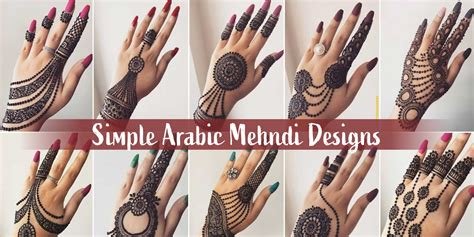 13_30 Awesome Arabic Mehndi Designs 2020  SheIdeas
