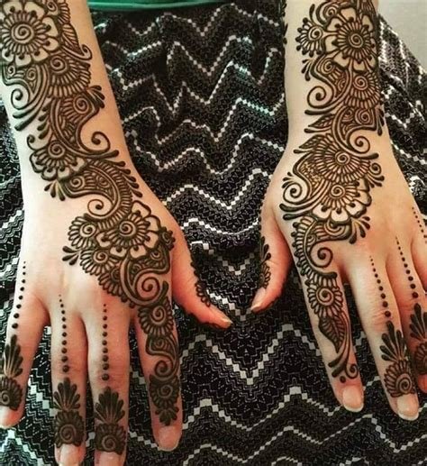 9_Latest Simple Arabic Mehndi Designs for Back Hand 2024  K4 Fashion