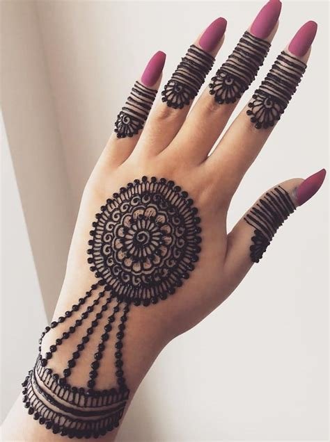 9_Front Hand Arabic Mehndi Designs for Stylish Girls Women Simple  Easy
